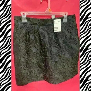 Black Pleated Mini skirt